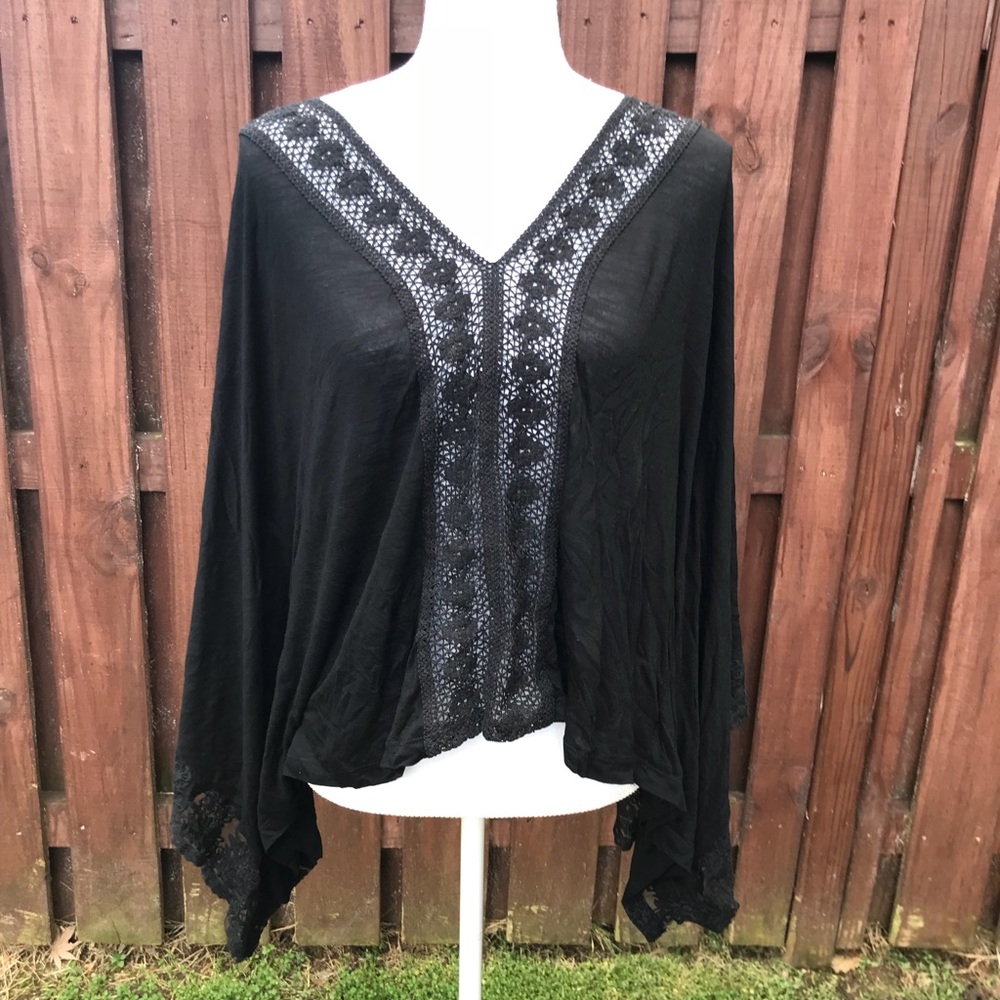 NWT Overdrive Black Blouse